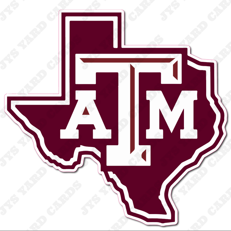 AGGIES 4 - Yard Card Signs by JYS International