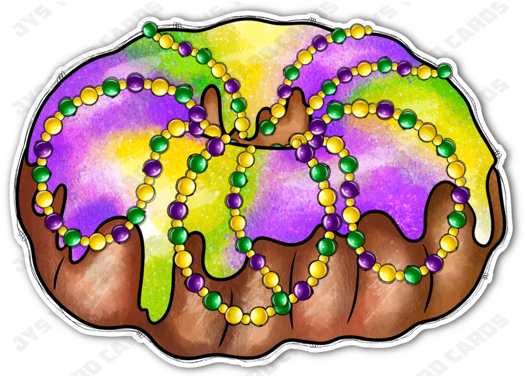 KING CAKE - Yard Card Signs by JYS International