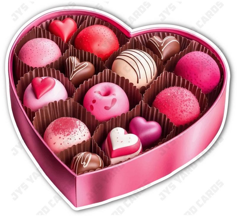 VALENTINES CHOCOLATES - Yard Card Signs by JYS International