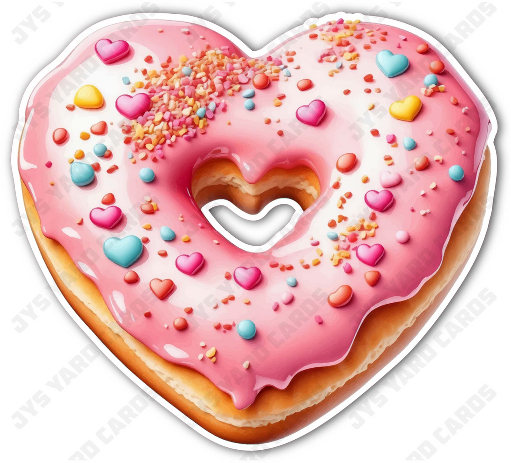 HEART DONUT - Yard Card Signs by JYS International