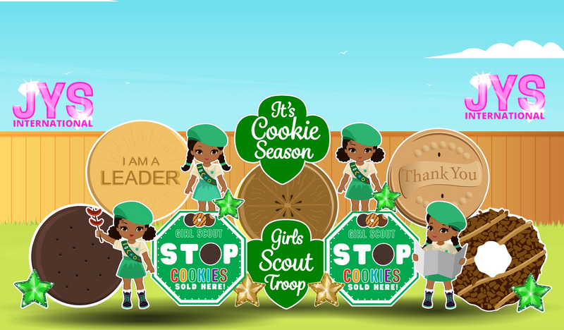 GIRL SCOUTS: BROWN - Yard Card Signs by JYS International