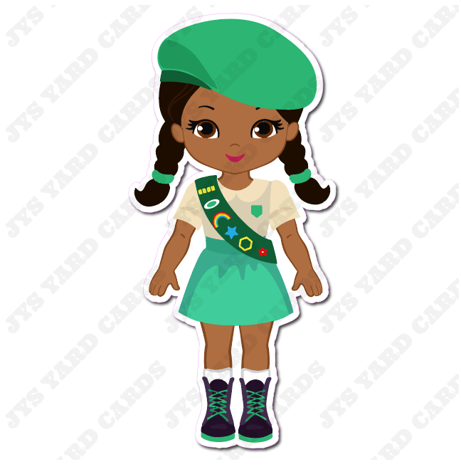 GIRL SCOUT 3 - Yard Card Signs by JYS International