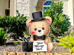 PERSONALIZED MR. TEDDY GRAHAMS: MULTI- PACK - Yard Card Signs by JYS International