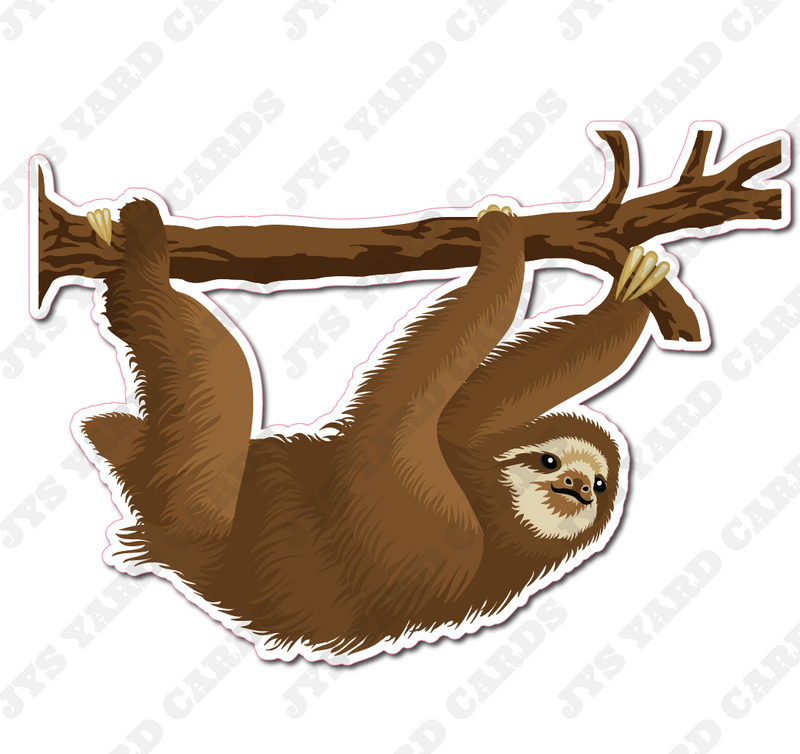 SLOTH - Yard Card Signs by JYS International