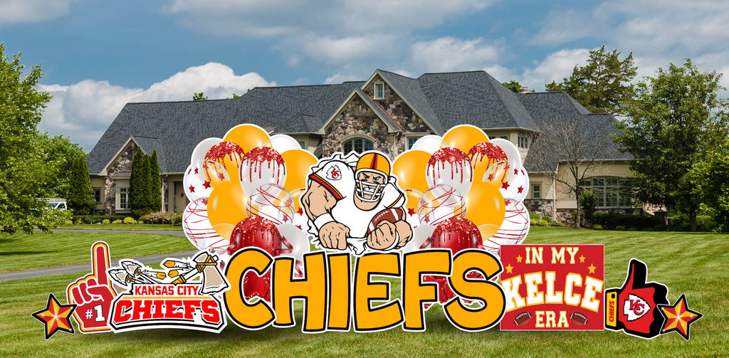 Chiefs Full Design - Yard Card Signs by JYS International