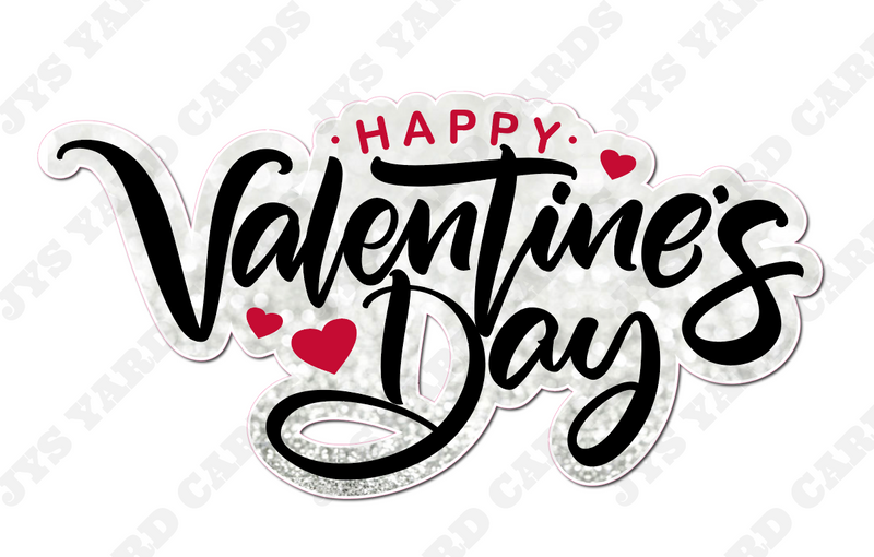 SCRIPT VALENTINE'S STATEMENT - Yard Card Signs by JYS International