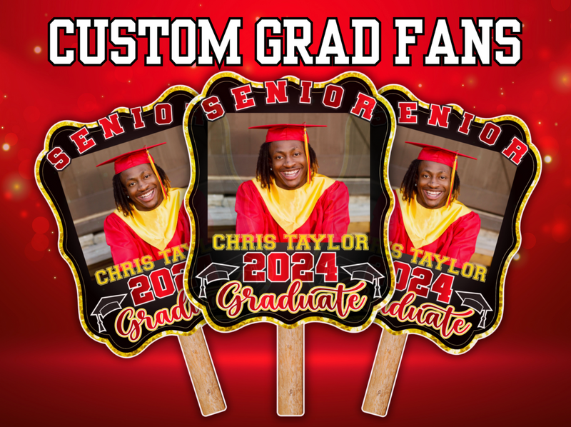 SENIOR GRAD FAN: MULTI-PACK - Yard Card Signs by JYS International