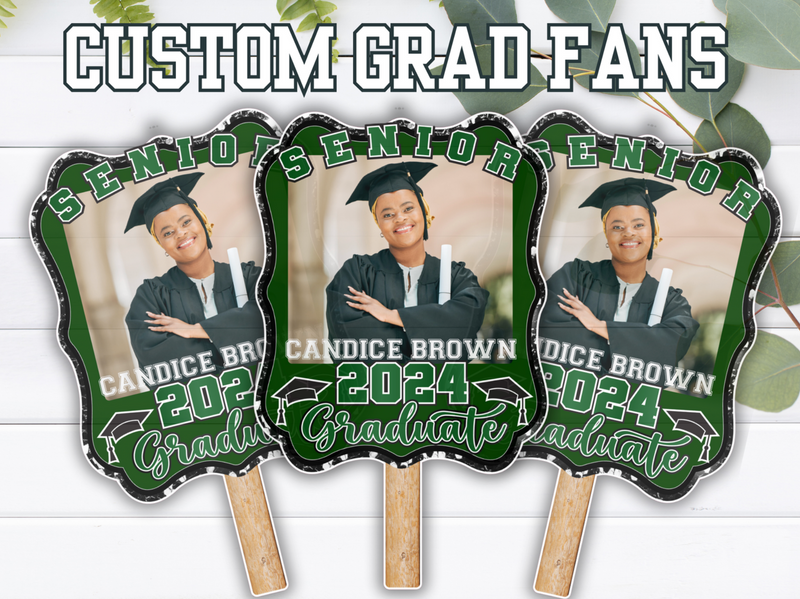 SENIOR GRAD FAN: MULTI-PACK - Yard Card Signs by JYS International