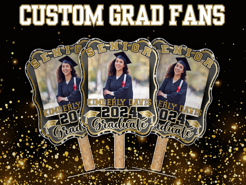 SENIOR GRAD FAN: SINGLES - Yard Card Signs by JYS International