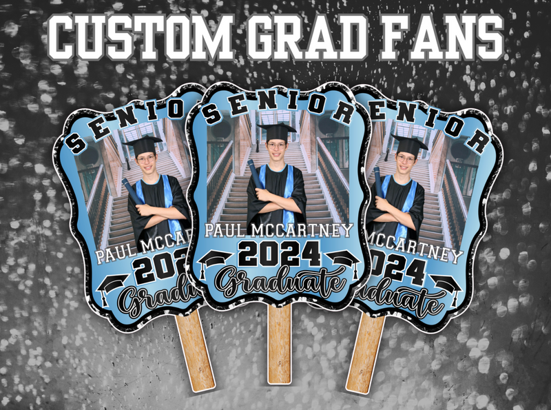 SENIOR GRAD FAN: MULTI-PACK - Yard Card Signs by JYS International