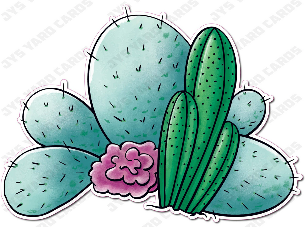 SUCCULENT 12 - Yard Card Signs by JYS International