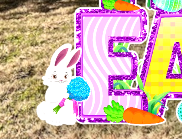 HAPPY EASTER THEMED EZ SET - Yard Card Signs by JYS International