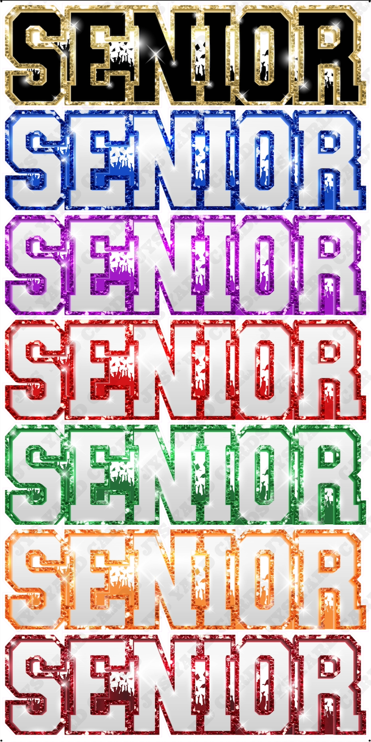 SENIOR MINI EZ SET: 7 PACK - Yard Card Signs by JYS International