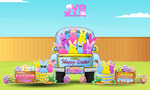 PEEPS TRUCK (4.5FT Truck) - Yard Card Signs by JYS International