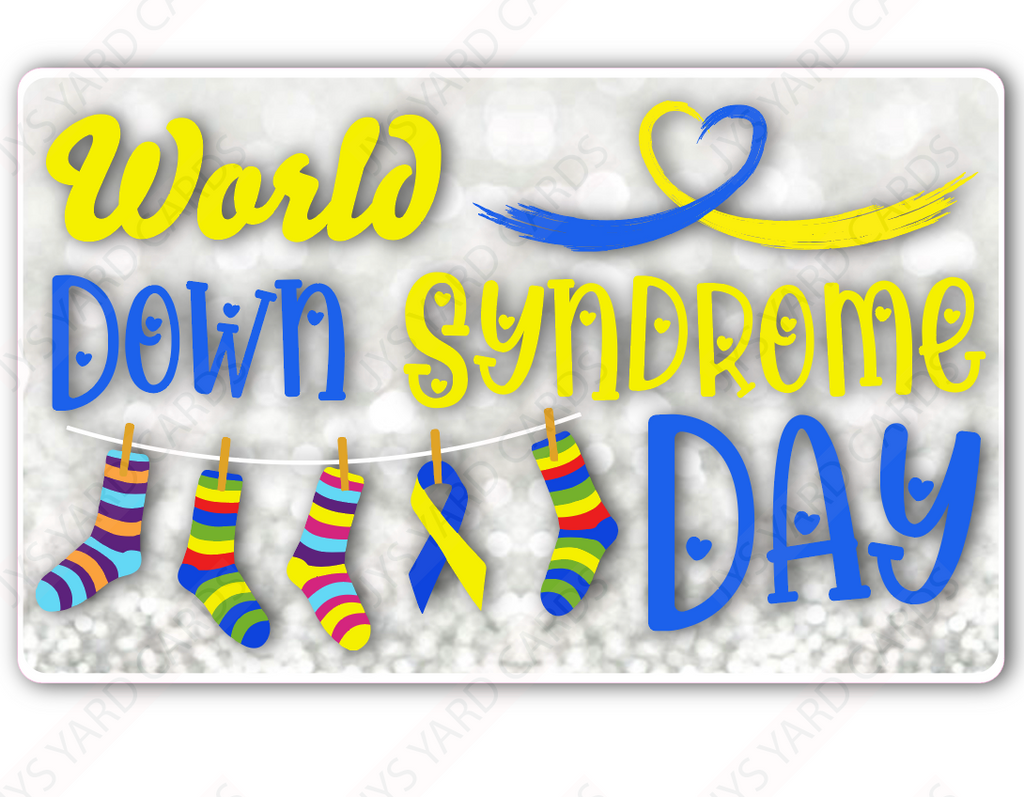 DOWN SYNDROME 1 - Yard Card Signs by JYS International