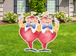 WONDERLAND CHARACTER PROPS - Yard Card Signs by JYS International