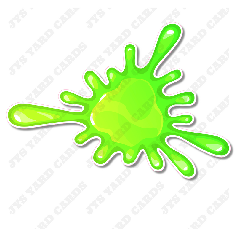 GREEN SLIME - Yard Card Signs by JYS International