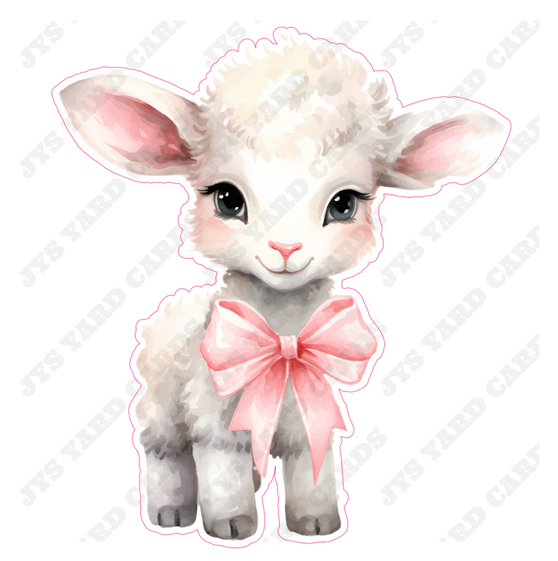 EASTER LAMB 2 - Yard Card Signs by JYS International