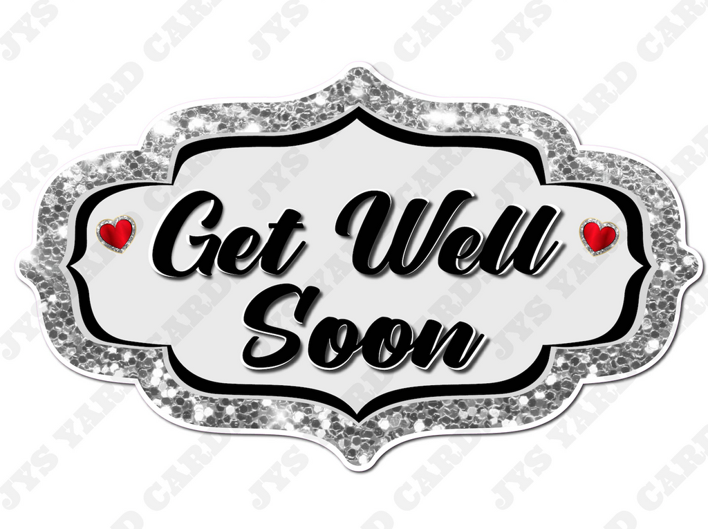 GET WELL SOON CENTERPIECE (2 OPTIONS) - Yard Card Signs by JYS International