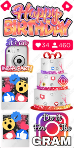 HBD INSTAGRAM THEME - Yard Card Signs by JYS International