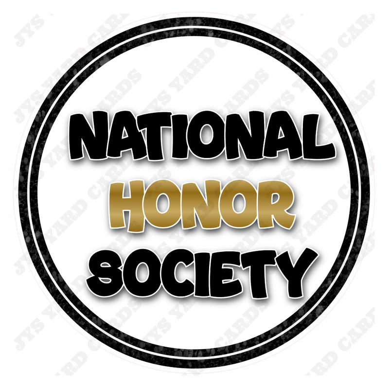 NATIONAL HONOR SOCIETY 1 - Yard Card Signs by JYS International