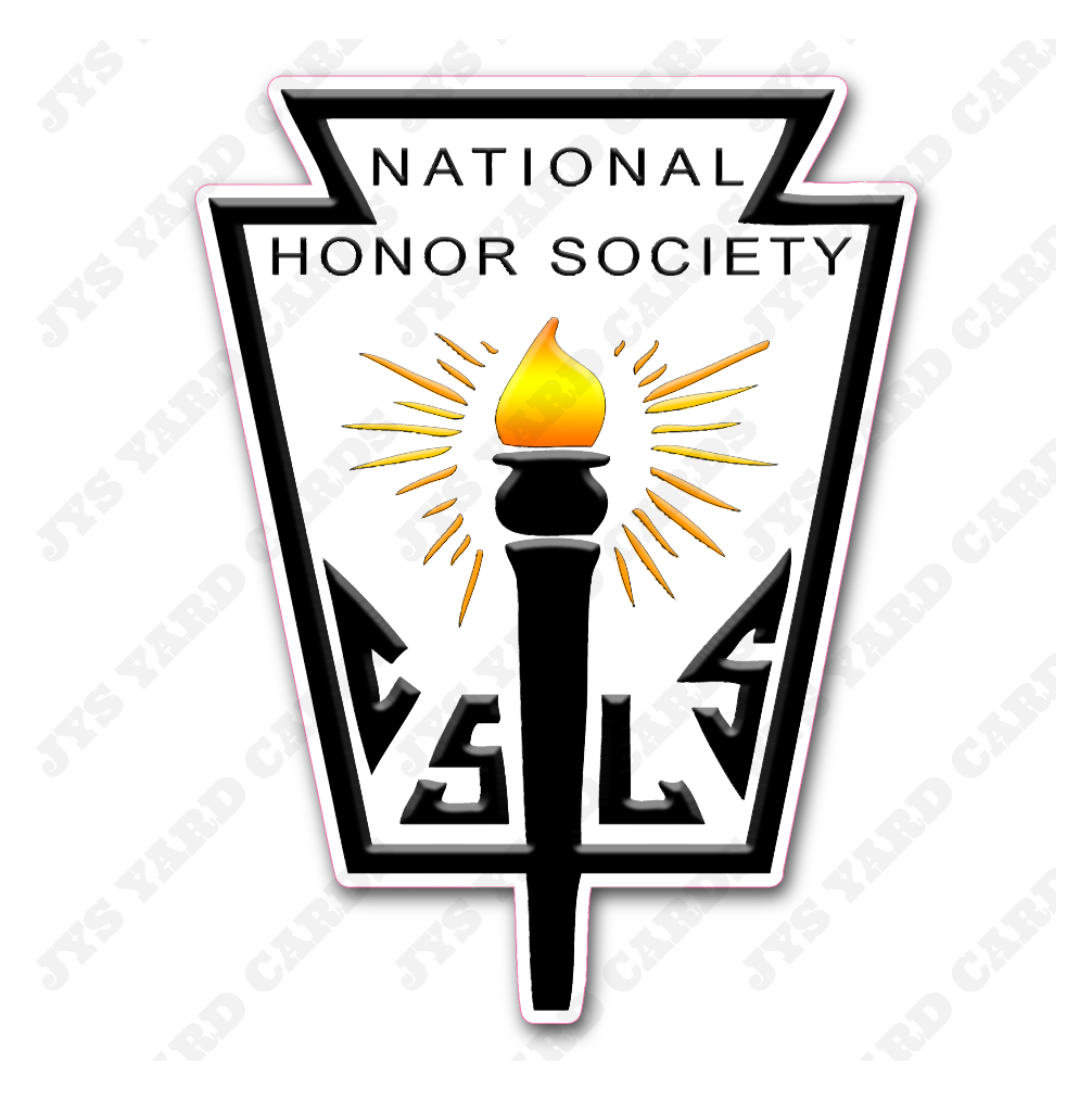 NATIONAL HONOR SOCIETY 2 - Yard Card Signs by JYS International