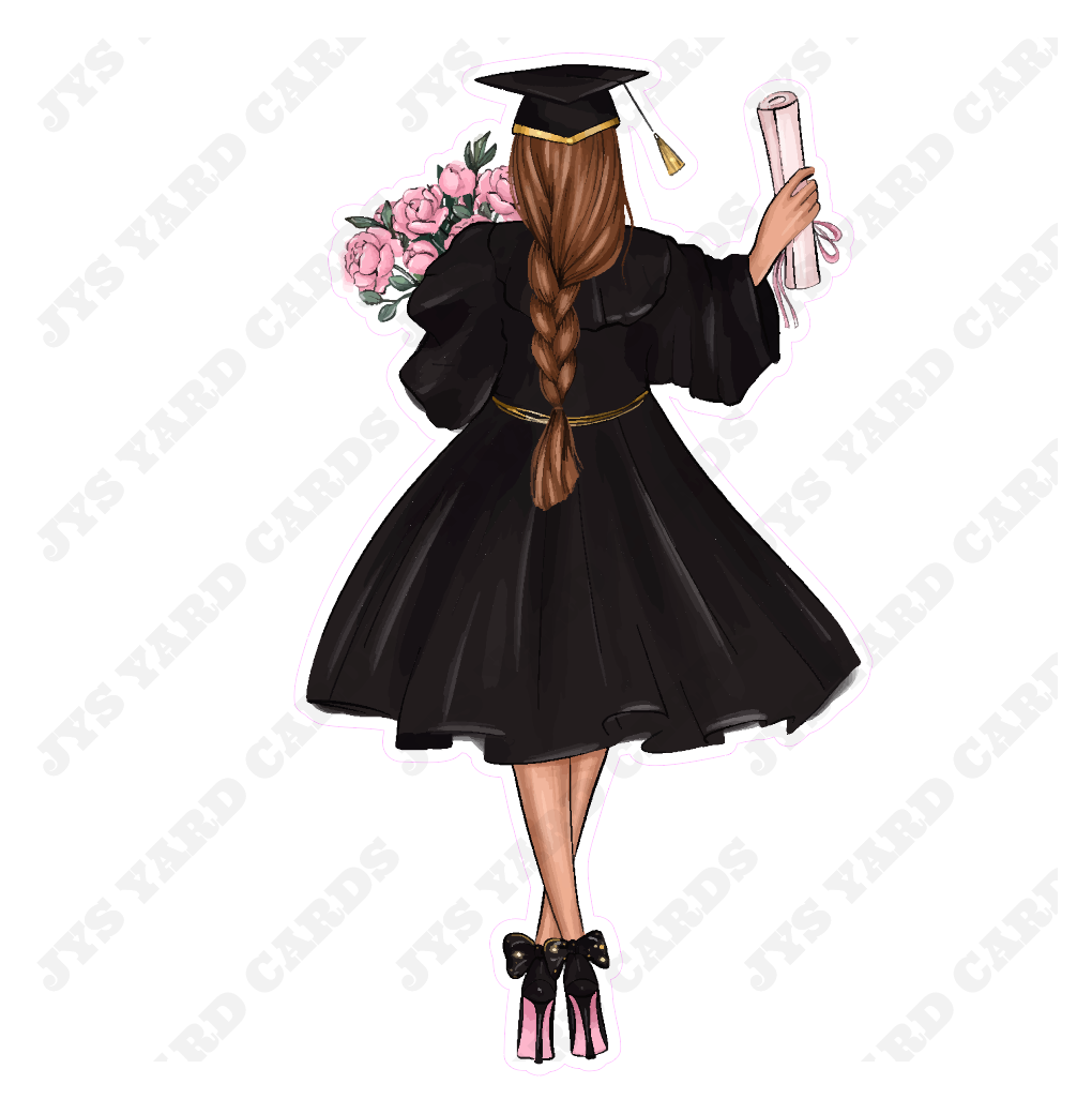 Grad Girl 6 - Yard Card Signs by JYS International