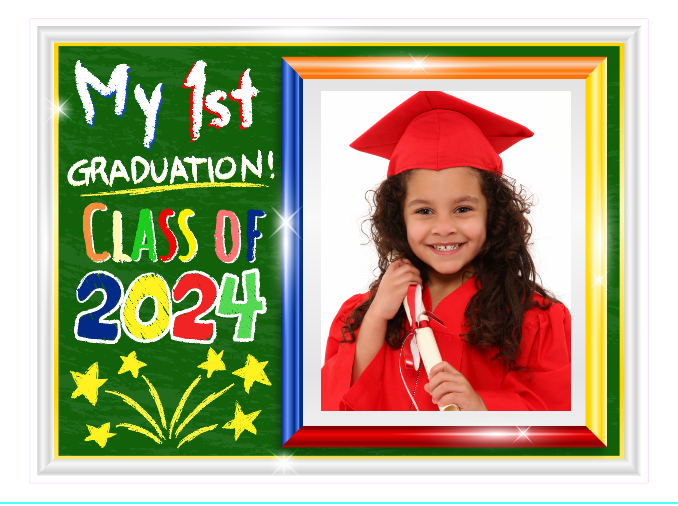 MY 1st GRADUATION PHOTO KEEPSAKE: SINGLE - Yard Card Signs by JYS International