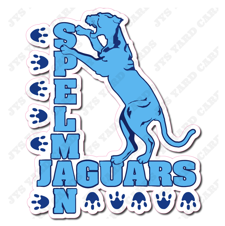 SPELMAN JAGUAR - Yard Card Signs by JYS International