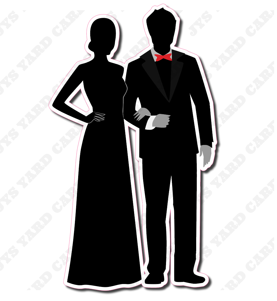 FORMAL DRESS 1 - Yard Card Signs by JYS International