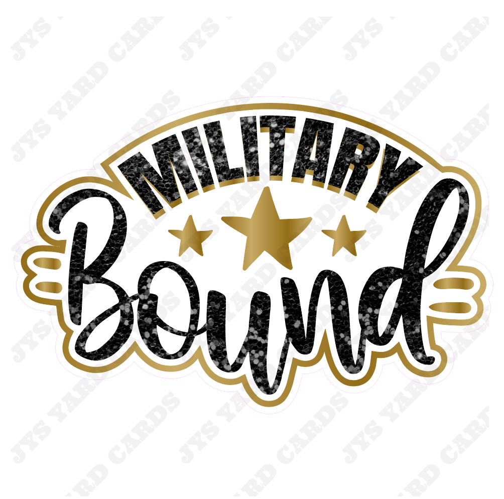 MILITARY BOUND STATEMENT - Yard Card Signs by JYS International