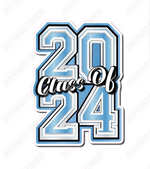 CLASS OF 2024 Keepsake: Pick Your Colors - Yard Card Signs by JYS International