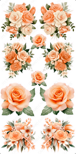 PEACH FLORALS - Yard Card Signs by JYS International