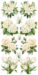 IVORY FLORALS - Yard Card Signs by JYS International