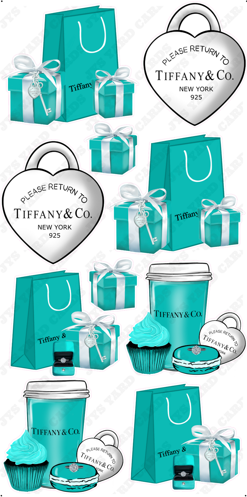 TIFFANY & CO. THEME - Yard Card Signs by JYS International