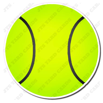 TENNIS 5 - Yard Card Signs by JYS International