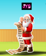 PERSONALIZED SANTA'S LIST YARD SIGN