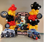 Monster Truck Party Backdrop