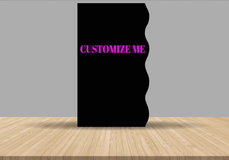 SIDE WAVY BACKDROP PANEL: CUSTOMIZE IT