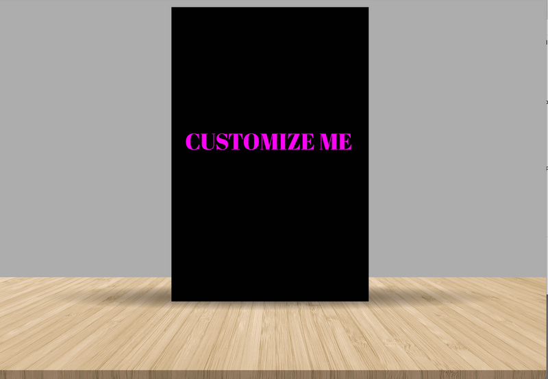 MODERN STRAIGHT EDGE BACKDROP PANEL: CUSTOMIZE IT