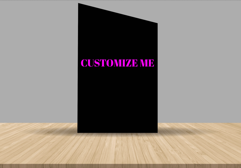 CONTEMPORARY BACKDROP PANEL: CUSTOMIZE IT