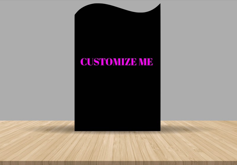 CURVED BACKDROP PANEL: CUSTOMIZE IT