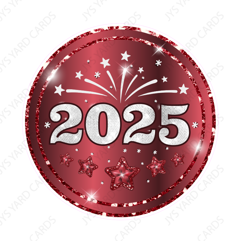 2025 Round Keepsake: Burgundy