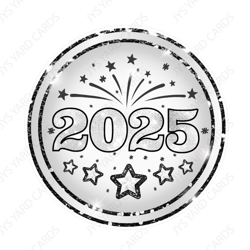 2025 Round Keepsake: Black & White