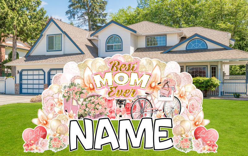 JYS OVERLOAD: BEST MOM EVER - Yard Card Signs by JYS International