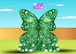 JYS BUTTERFLY CUTIE: 5FT GREEN - Yard Card Signs by JYS International