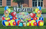 FIRST DAY OF SCHOOL: HALF SHEET - Yard Card Signs by JYS International