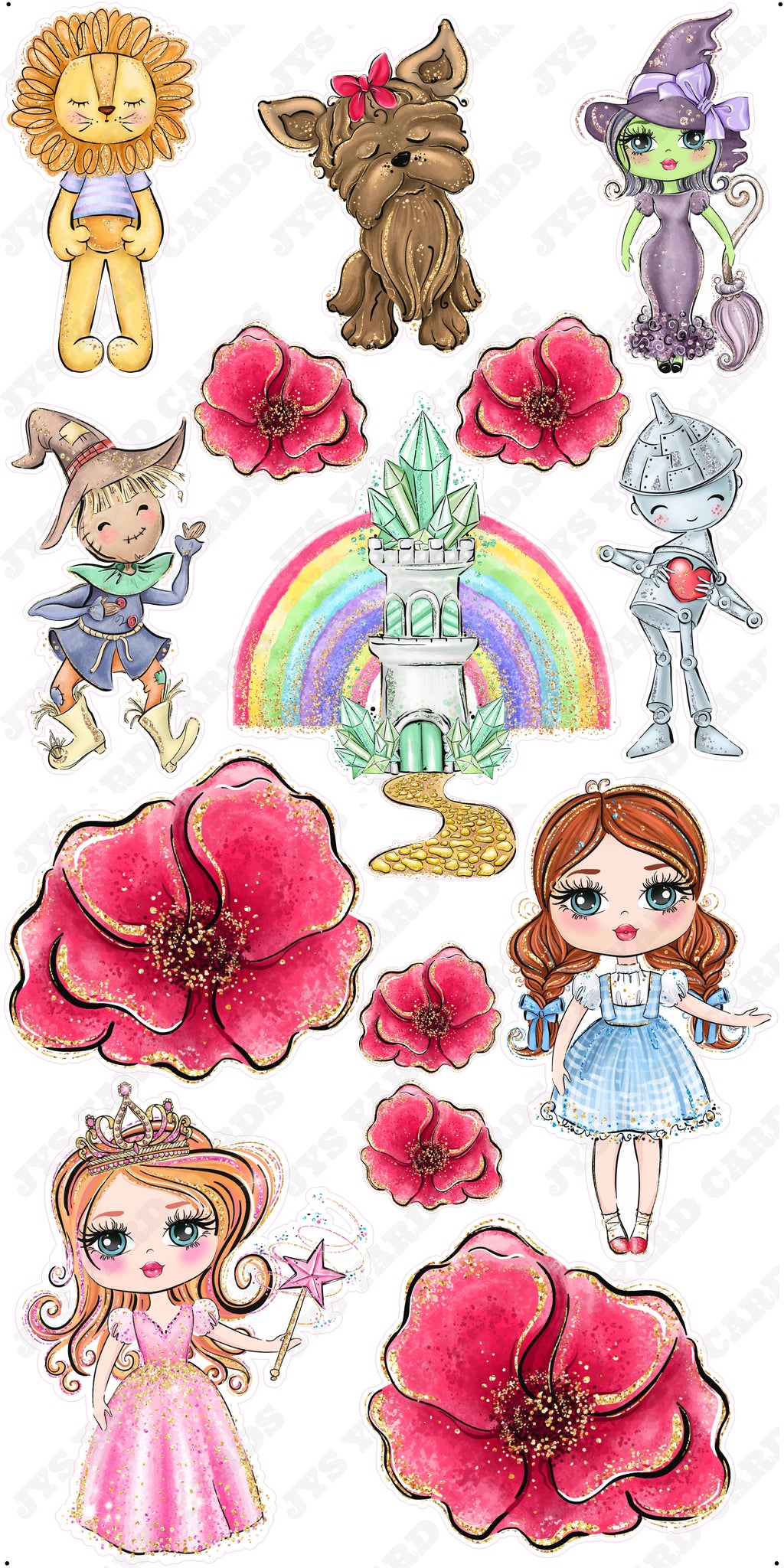 WIZARD OF OZ INSPIRED THEME - Yard Card Signs by JYS International