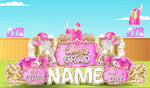 GRAD QUICK SET: Pink & Gold - Yard Card Signs by JYS International