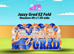 JAZZY GRAD EZ FOLD - Yard Card Signs by JYS International